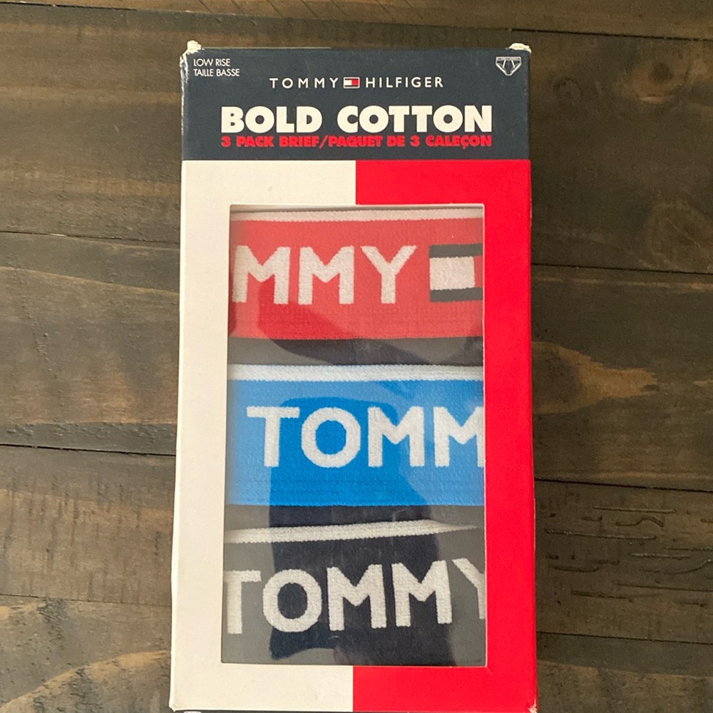 TOMMY HILFIGER 3 pack BRIEFS size Small
